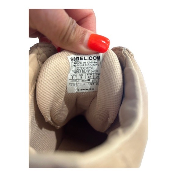 NWT SOREL Womens Out N About Wedge Suede Bootie Omega Taupe Size 11 - Picture 3 of 5